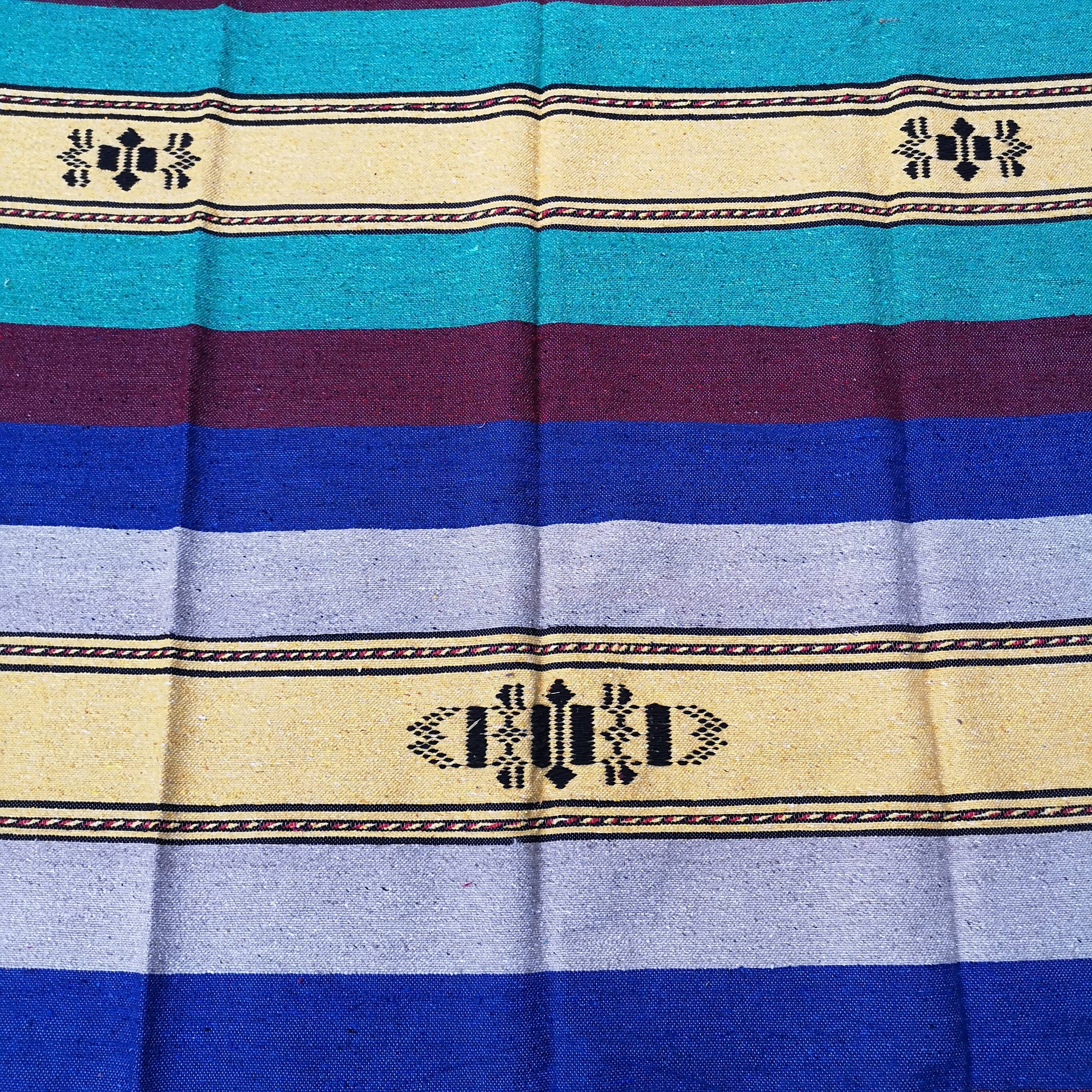 Moroccan handmade moroccan carpet multicolored 140 x 225 cm