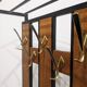 Vintage coat rack with trunk