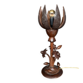 Art Deco Lotus Flower Table Lamp