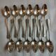 24 antique silver-plated cutlery sets
