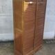Double filing cabinet, curtain cabinet