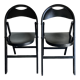 Paire de chaises pliantes Thonet 751 Bauhaus en bois courbé