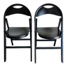 Paire de chaises pliantes Thonet 751 Bauhaus en bois courbé