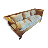 Sofa shaped boat wood and fabric