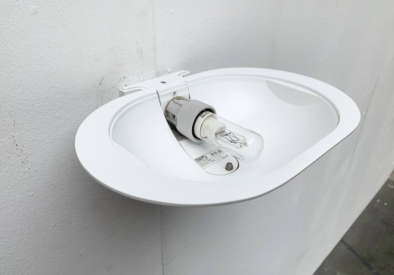 Postmodern German wall lamp in metal by Staff