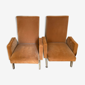 Pair of vintage armchairs 50s