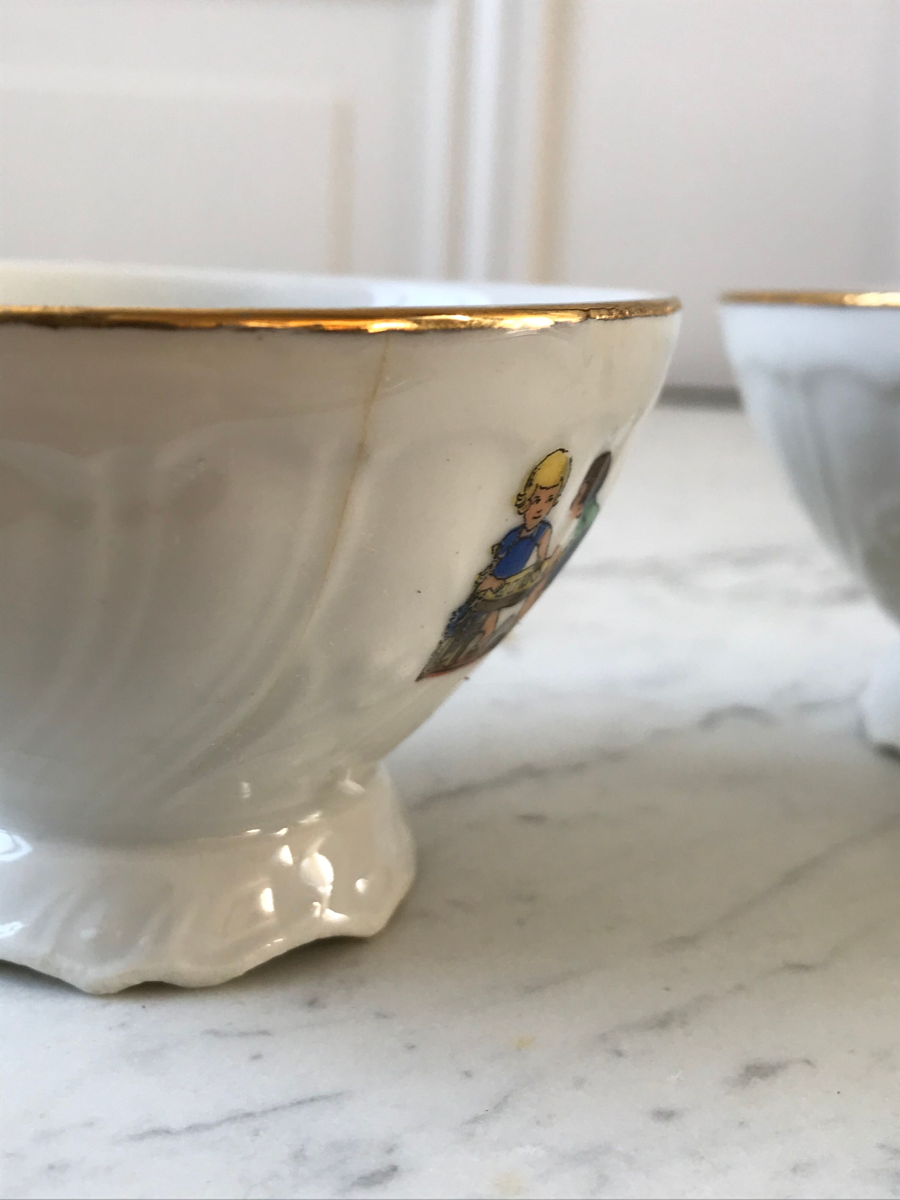 Trio of vintage 70s mini bowls