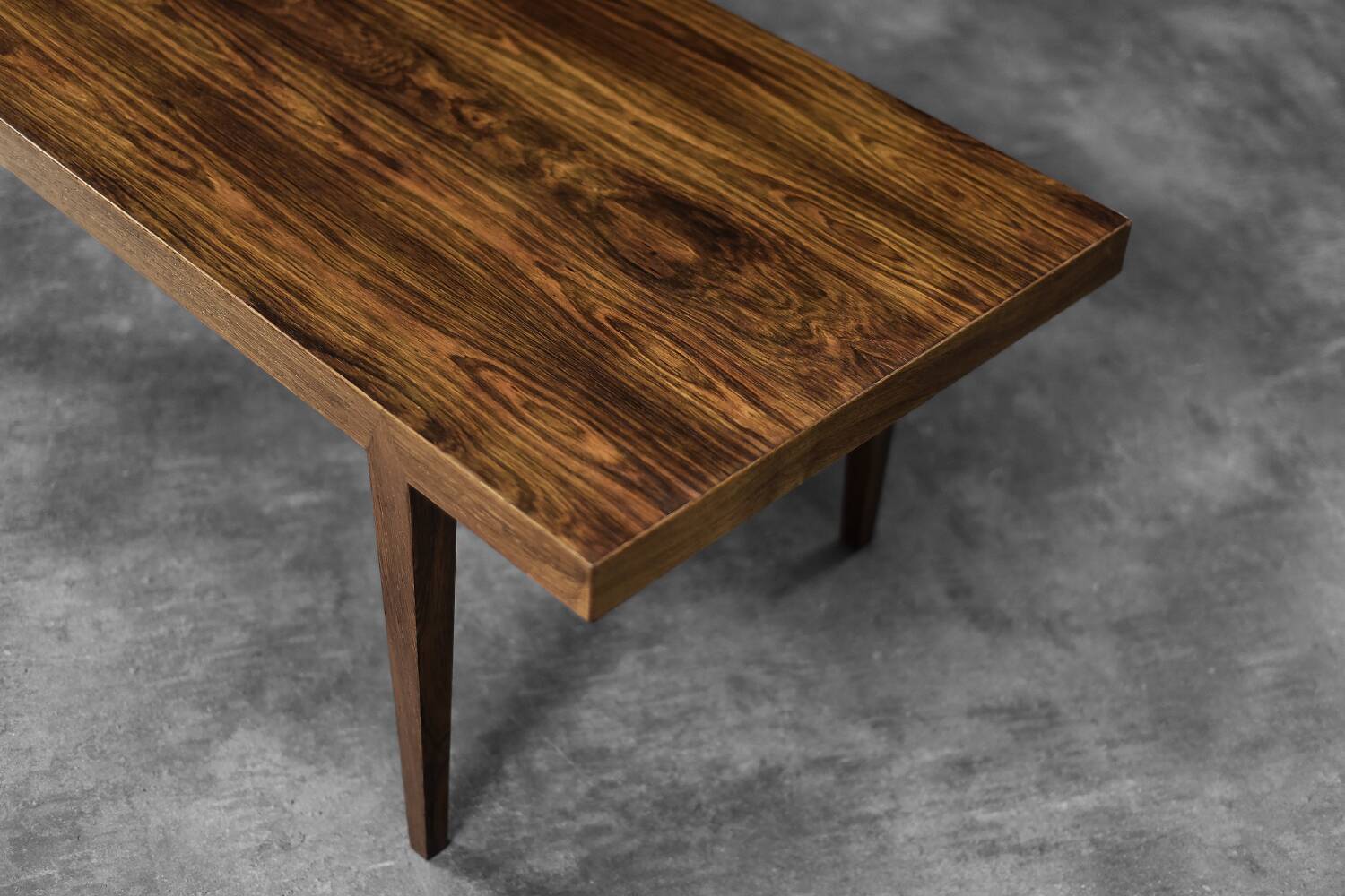 Vintage Mid-Century Danish Rosewood Coffee Table by Severin Hansen