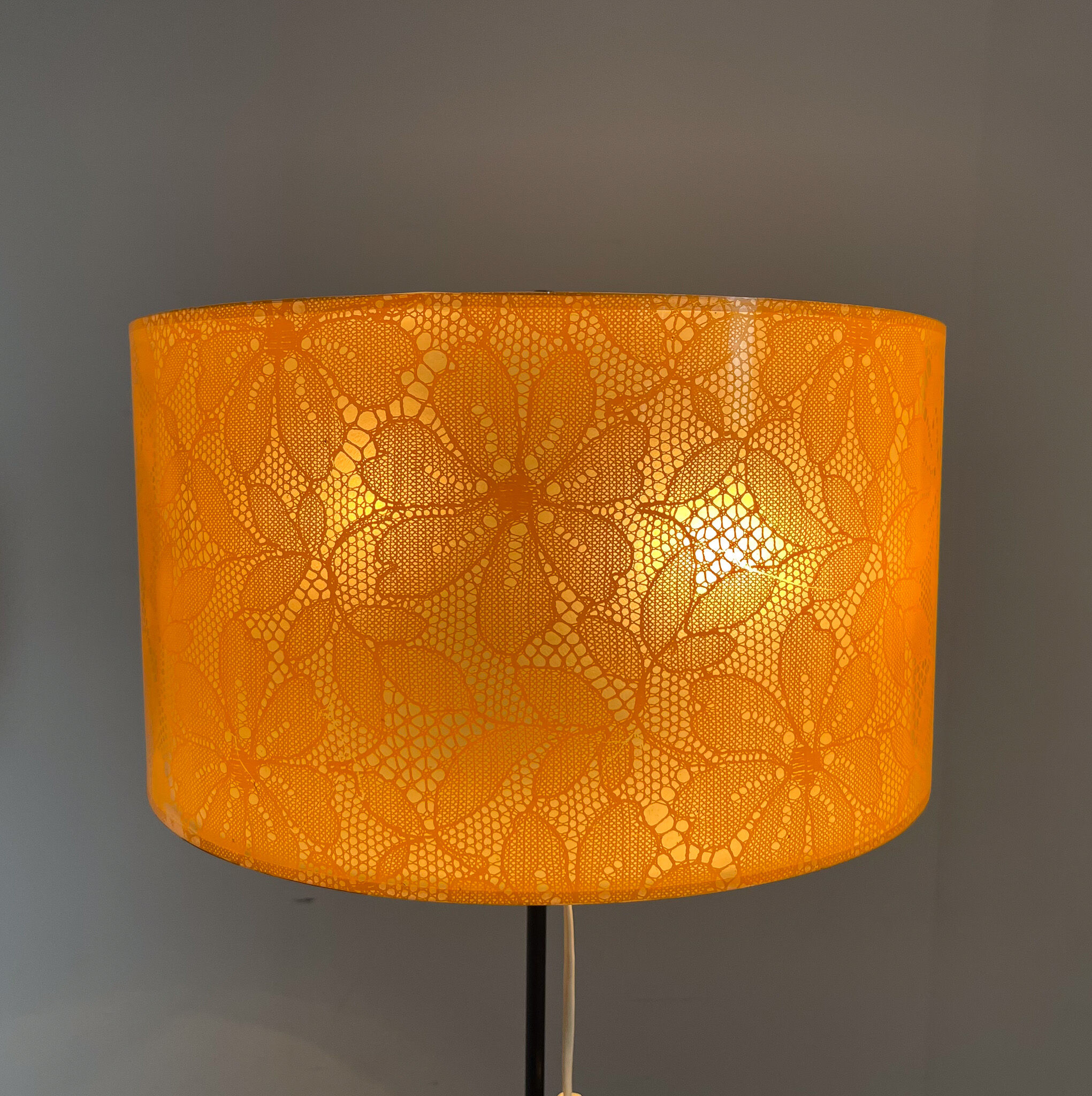 Mid-century Chrome & Plastic Floor Lamp, 1970's