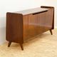 Mid-century walnut dresser by František Jirák, storage cabinet, 1970s