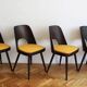 Set of Four Model 515 Chairs by TON Furniture