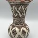 Vintage safi glazed ceramic vase with collar