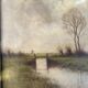Oil on canvas, holland landscape