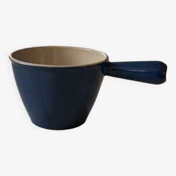 Poêlon le creuset bleu vintage