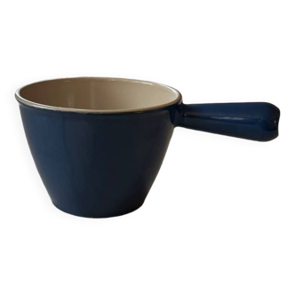 Poêlon le creuset bleu vintage