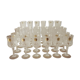 Set crystal glasses of arques