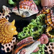 Vintage decorative plate in majolica