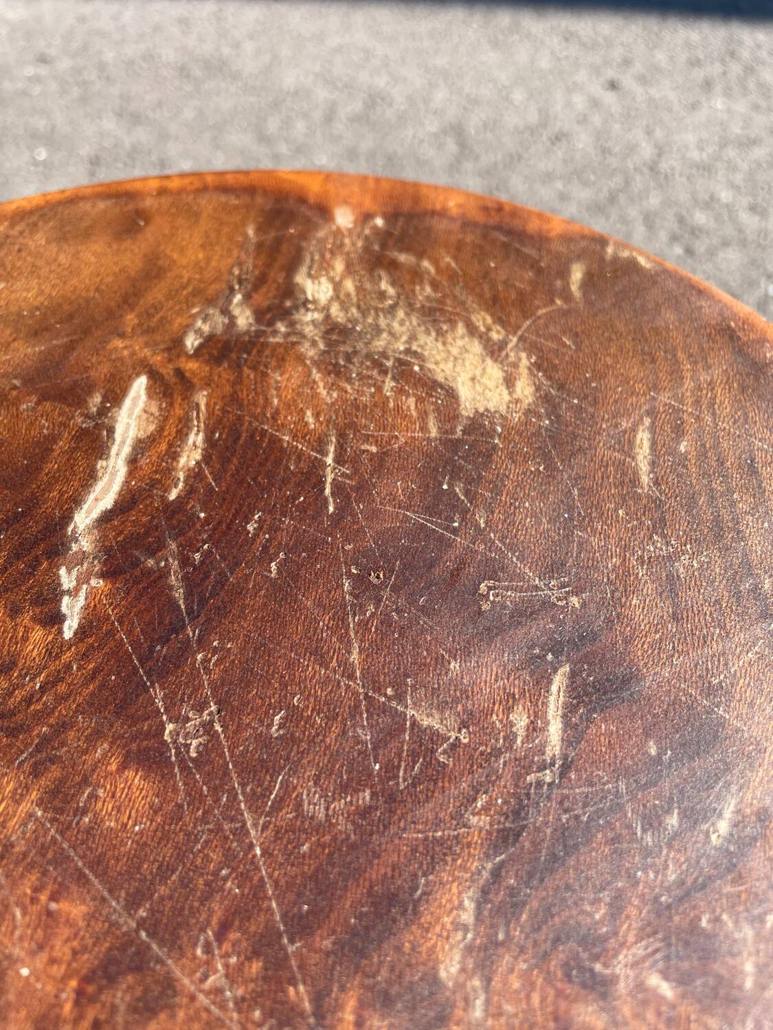 Wooden Tripod Farmhouse Stool