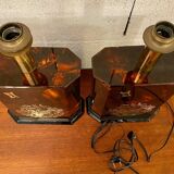 Pair of table lamps Éric Maville, Circa 70