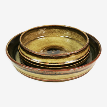 Ceramic bowls, Rostrand, Sweden, 1960s