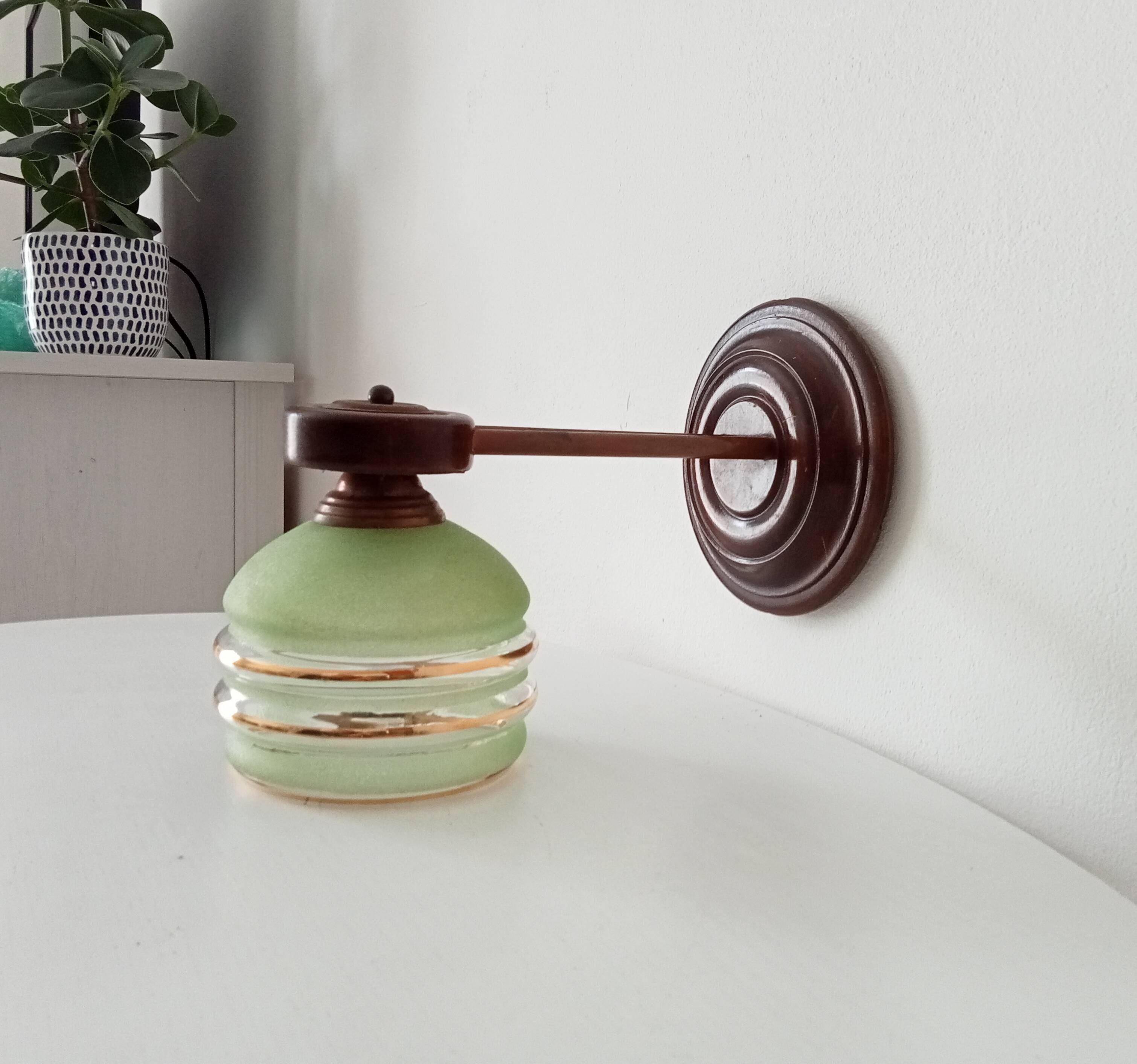 50s art deco wall light