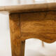 Antique oak coffee table with drawer – restored