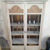Old wardrobe all solid oak and marquetry