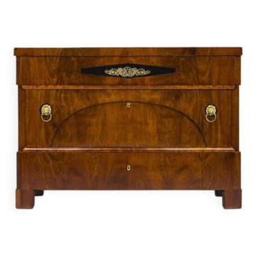 Early 19th century Biedermeier mahogany commodes, 1830s