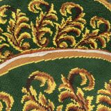 Vintage round wool rug