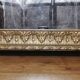 Mirror with pediment rocaille in gilded wood and stucco Louis XV style
