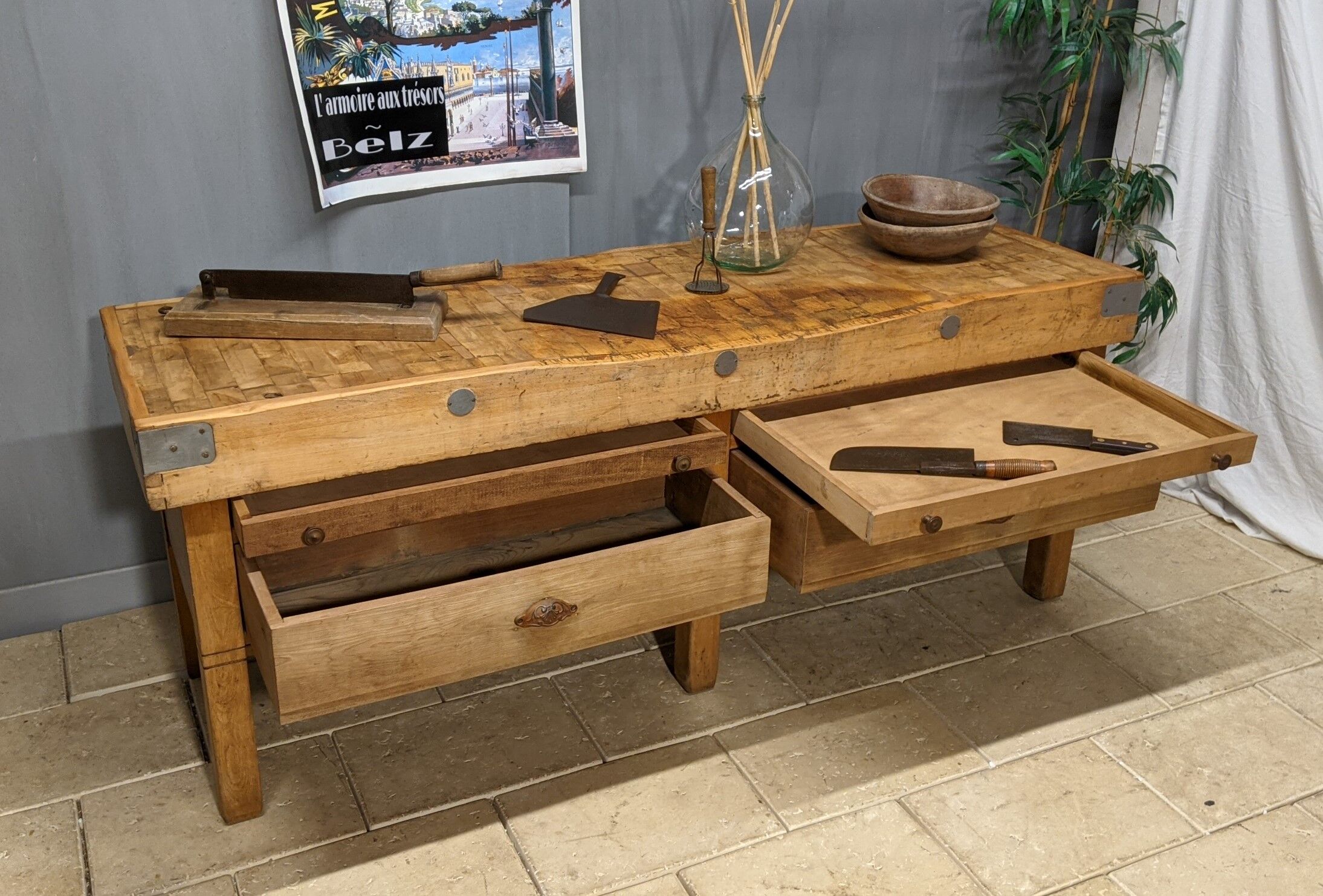 Old butcher's log