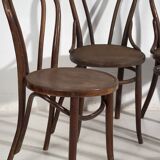 Anciennes chaises Thonet n°18 (c.1920). Ensemble de 4 pièces #11