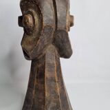 Tribal wooden sculpture, African ritual art, Kalunga Bembe head, 31 cm