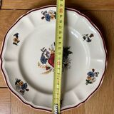 Rustic dessert plates from Sarreguemines