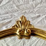 Vintage gold resin wall mirror