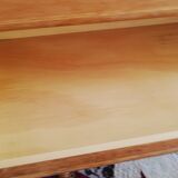 Commode en rotin vintage