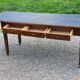 Farmhouse table, late 19th/early 20th century, 6 drawers, slate top 2