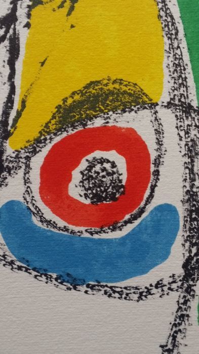Original lithograph Joan Miro, Maravillas con variaciones acrosticas 20, 1975.