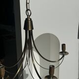 Modern metal chandelier with 5 lights