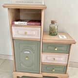 Asymmetrical vintage furniture restyled