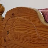 Vintage mid-century Danish pine lounge chair, 1970s