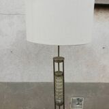 Vintage chrome and glass floor lamp 5 lights