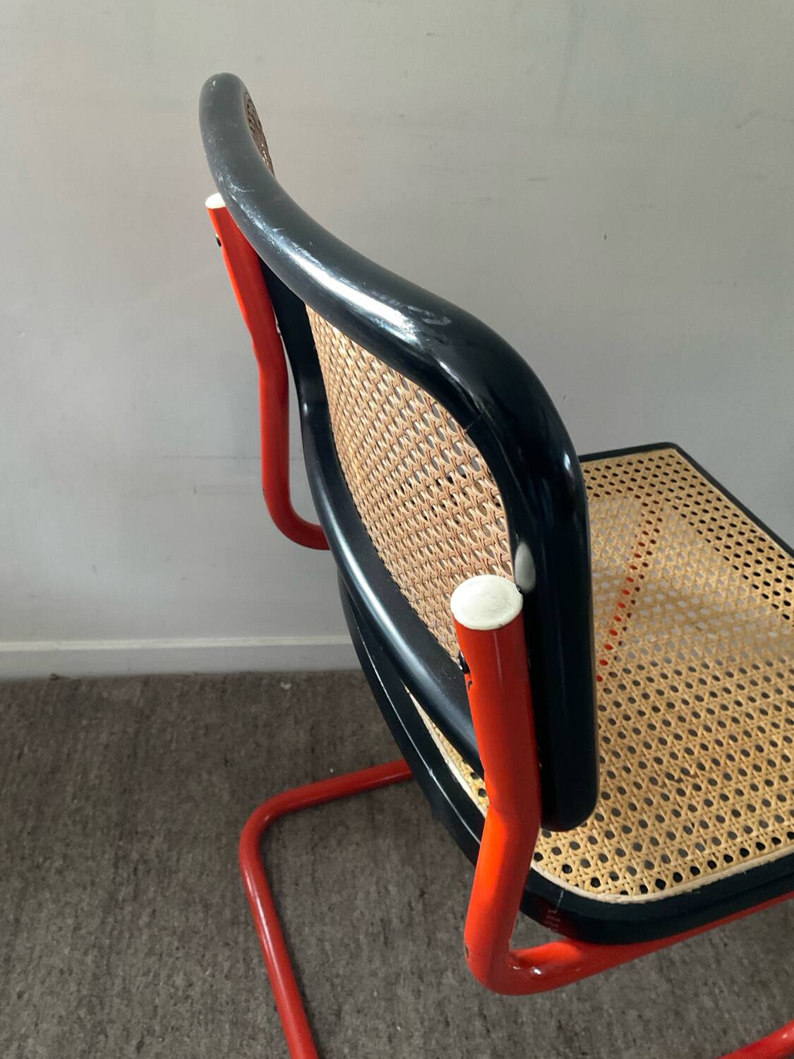 Vintage Cesca B32 chair in the style of Marcel Breuer