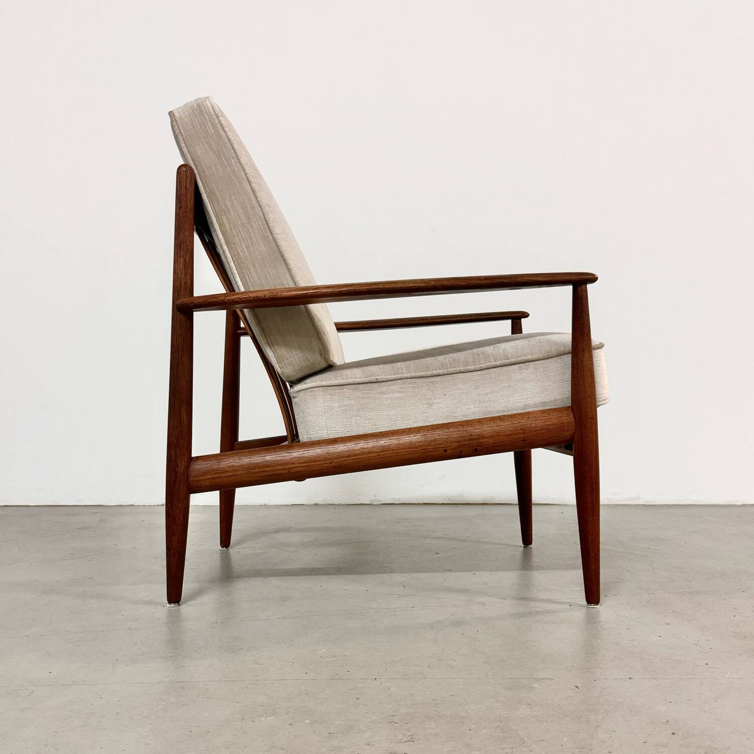 Grete Jalk Easy Chair in Teak 1950s Denmark