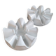 Pair of Bavarian porcelain candlesticks, Seltmann Weiden