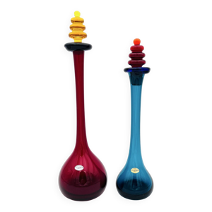 2 carafes sculpturales