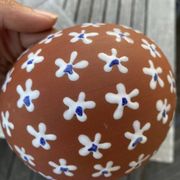 Vase floral en céramique par Edith Nielsen pour Zeuthen Keramik