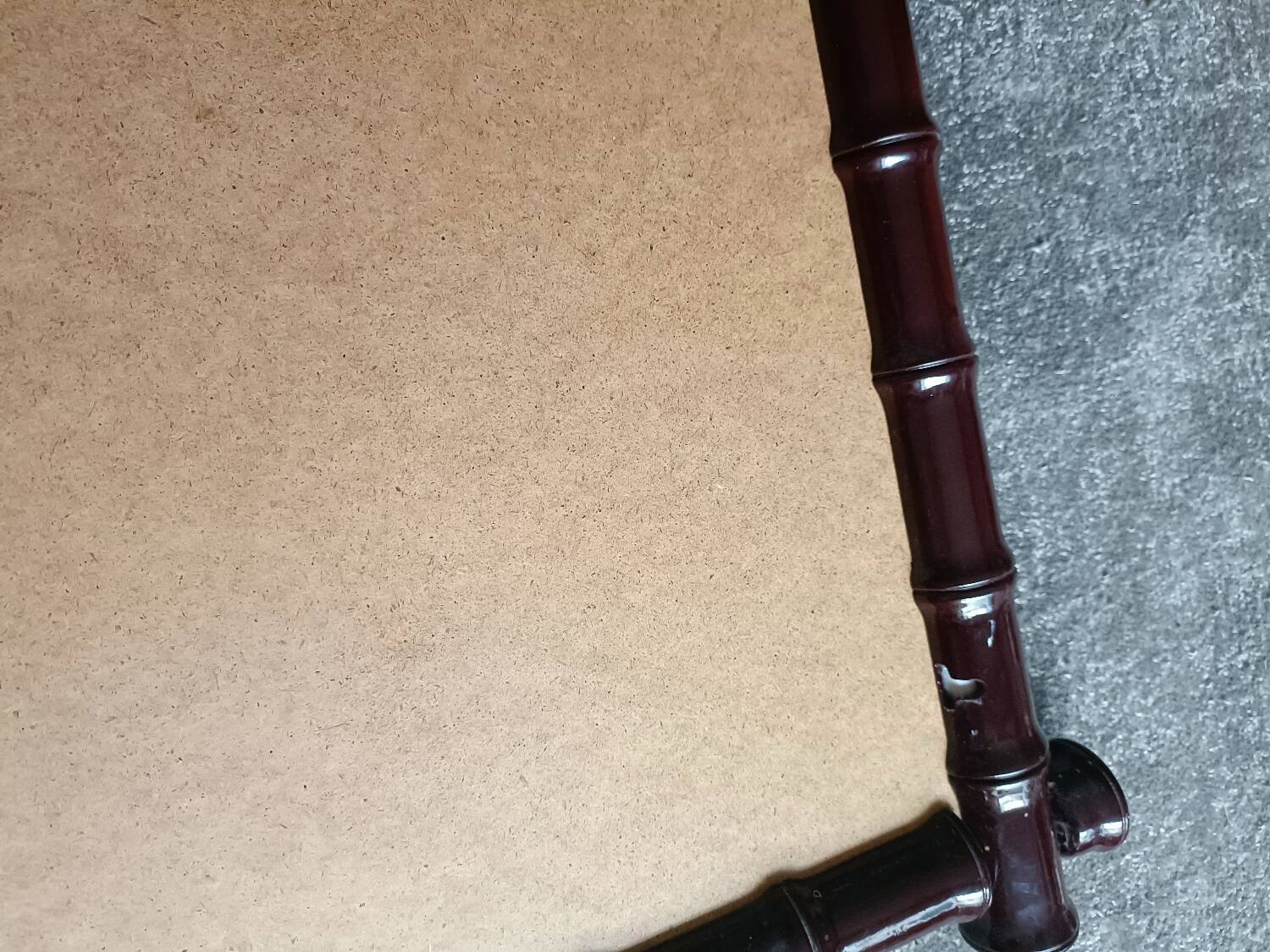 Vintage bamboo style mirror