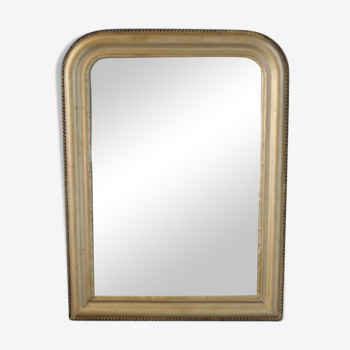 Miroir doré Louis-Philippe - 75x57cm