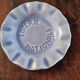 National lottery ashtray blue